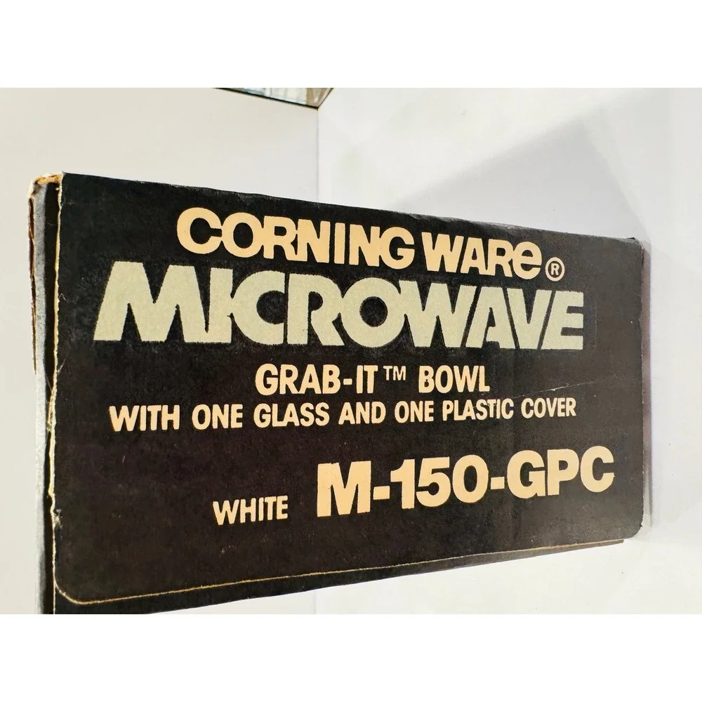 Vintage Corning Ware Grab-It Bowl M-150-GPC White NEW SEALED‎ IN BOX NOS Rare